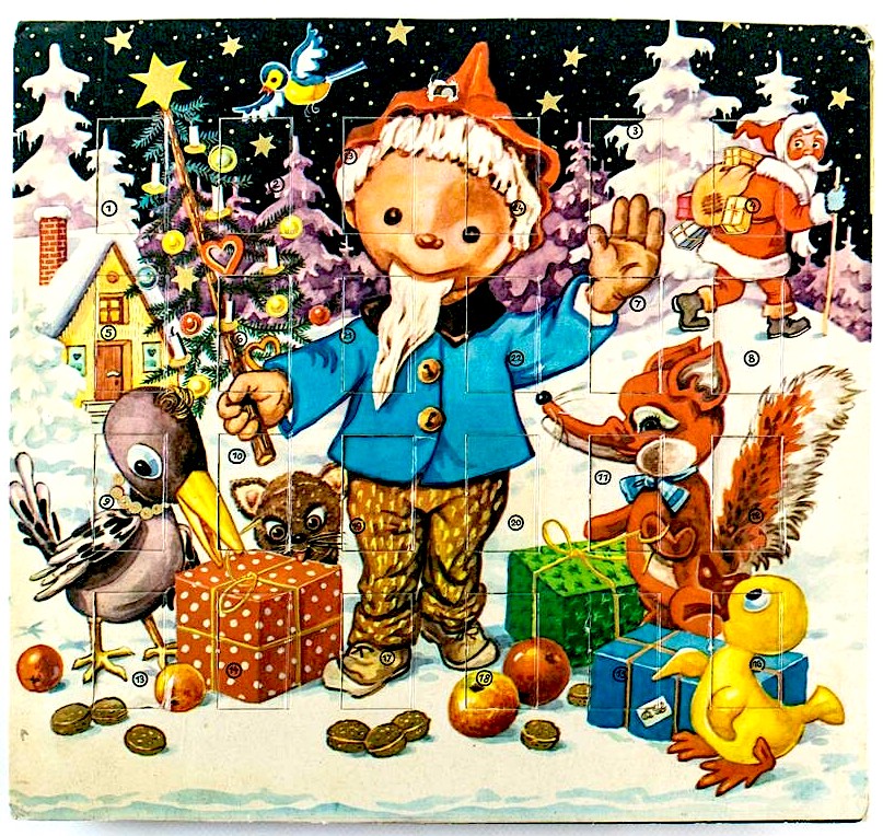 Advent calendar with Sandman and his friends from the fairytale forest 