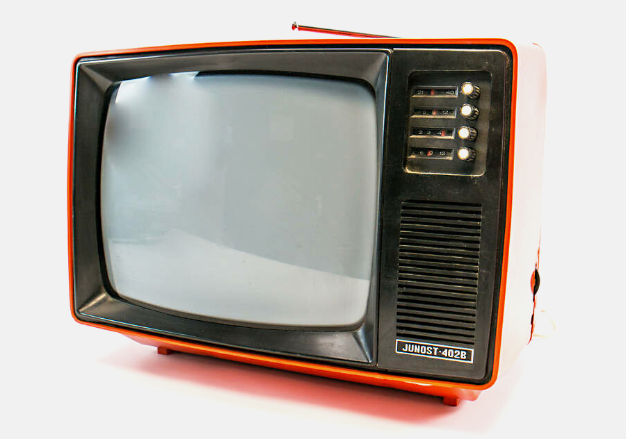 Rotes Fernsehgerät »JUNOST 402B«