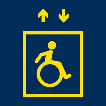 Icon Behindertenfahrstuhl DDR Museum