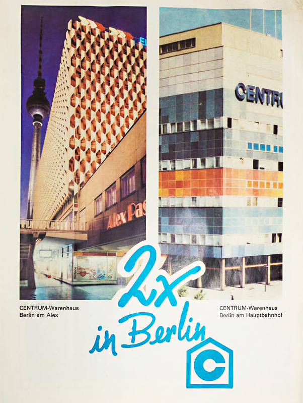 »Centrum Warenhaus« Berlin advertising brochures Alexanderplatz and Ostbahnhof