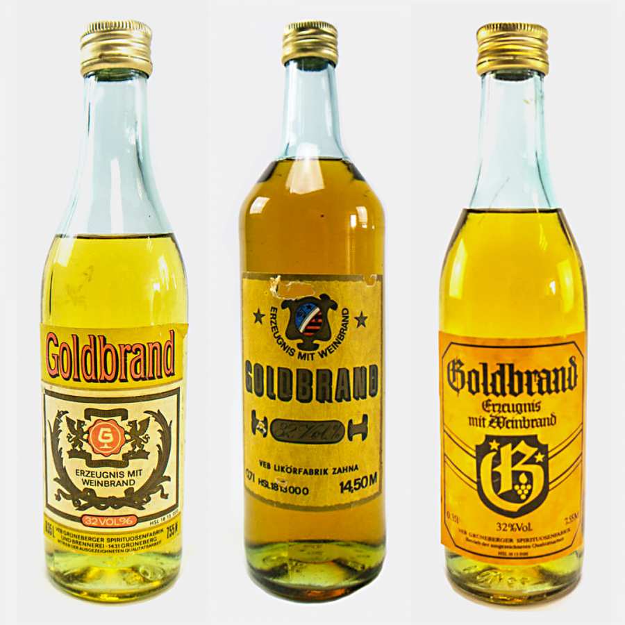 DDR-Alkohol Goldbrand, Collage