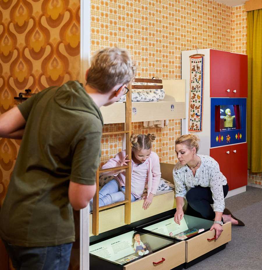 Kinder- und Jugendzimmer im DDR Museum 