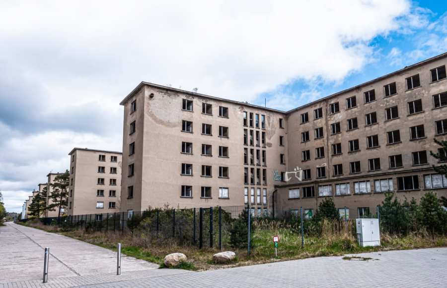Unrenovated section of the »Colossus of Prora« building complex