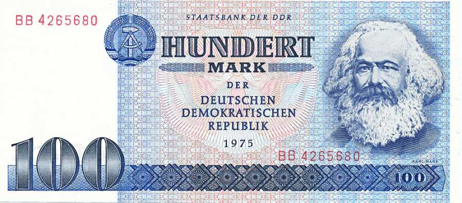 Banknote of the DDR »100 Mark« 