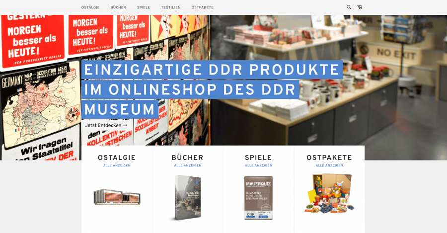 Startseite Onlineshop DDR Museum