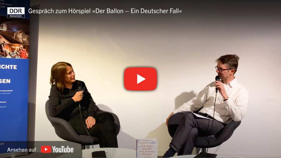 Veranstaltung Gespräch zum Hörspiel »Der Ballon – Ein Deutscher Fall«
