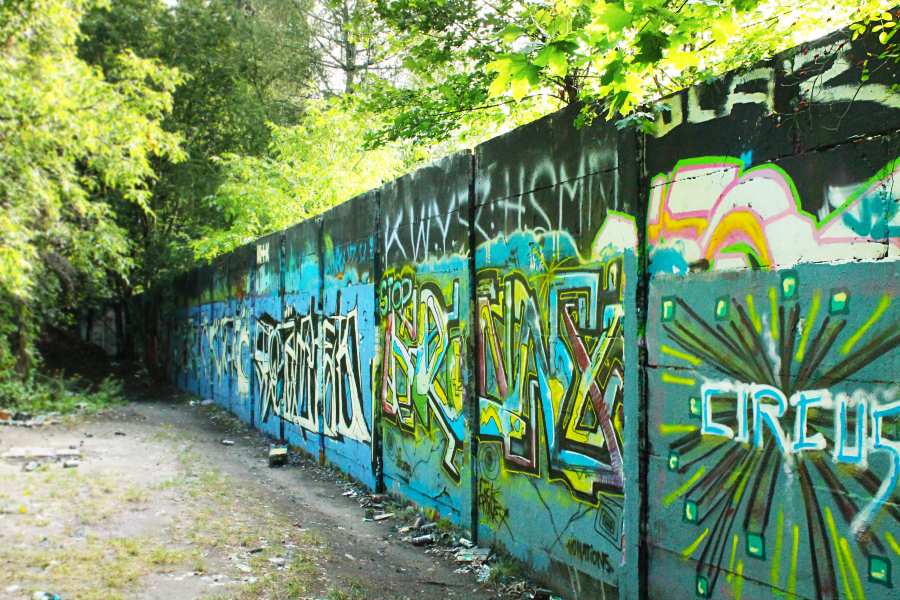 Mauerstück in Berlin-Pankow