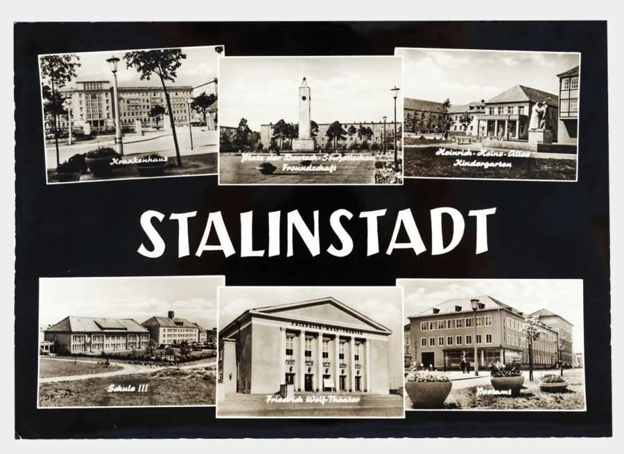 Postkarte Stalinstadt