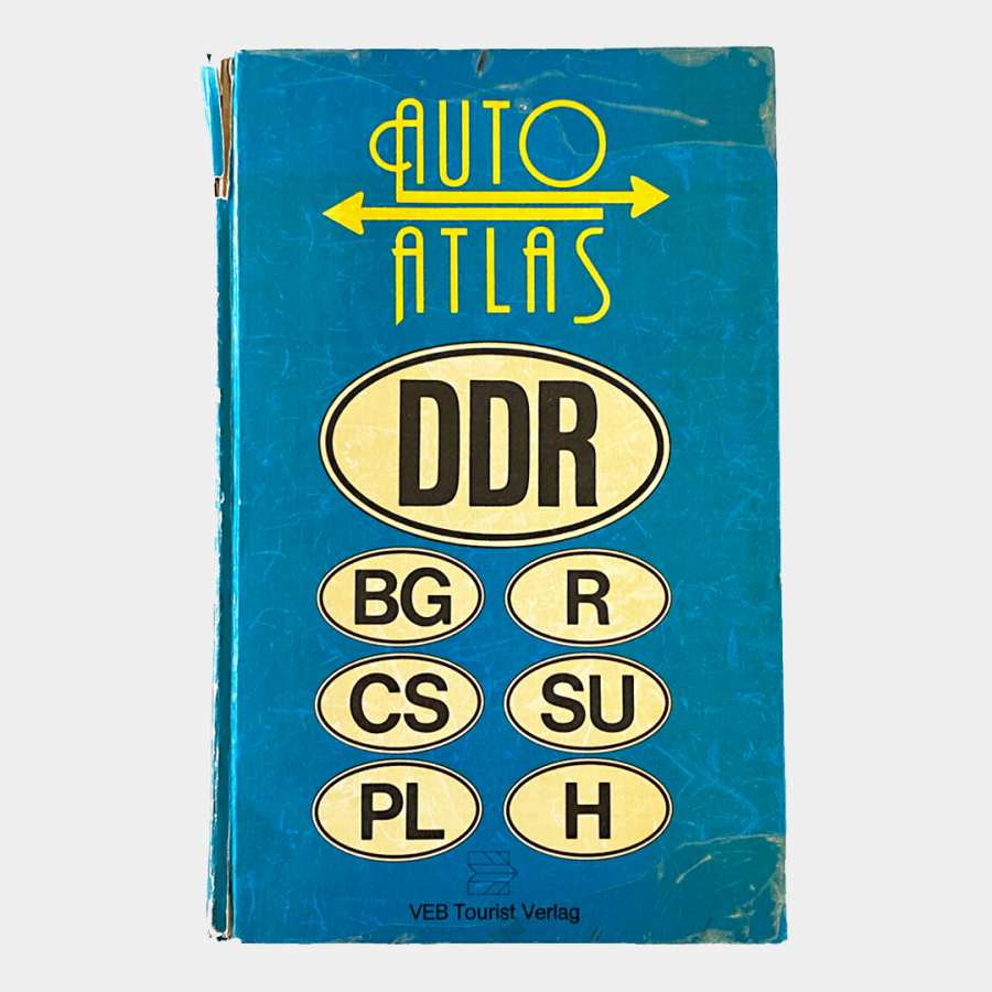 Road atlas for the GDR and its brother countries