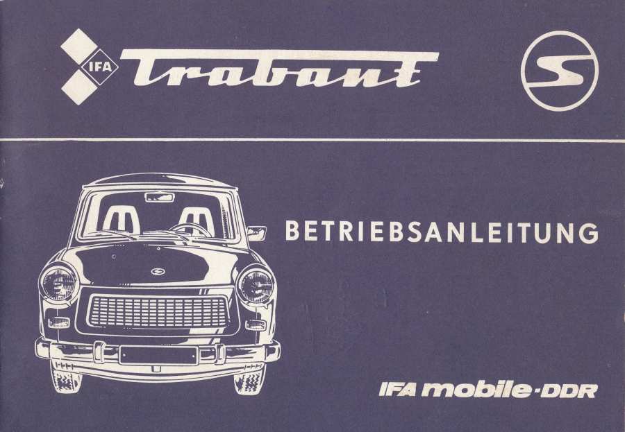 Trabant-Betriebsanleitung 