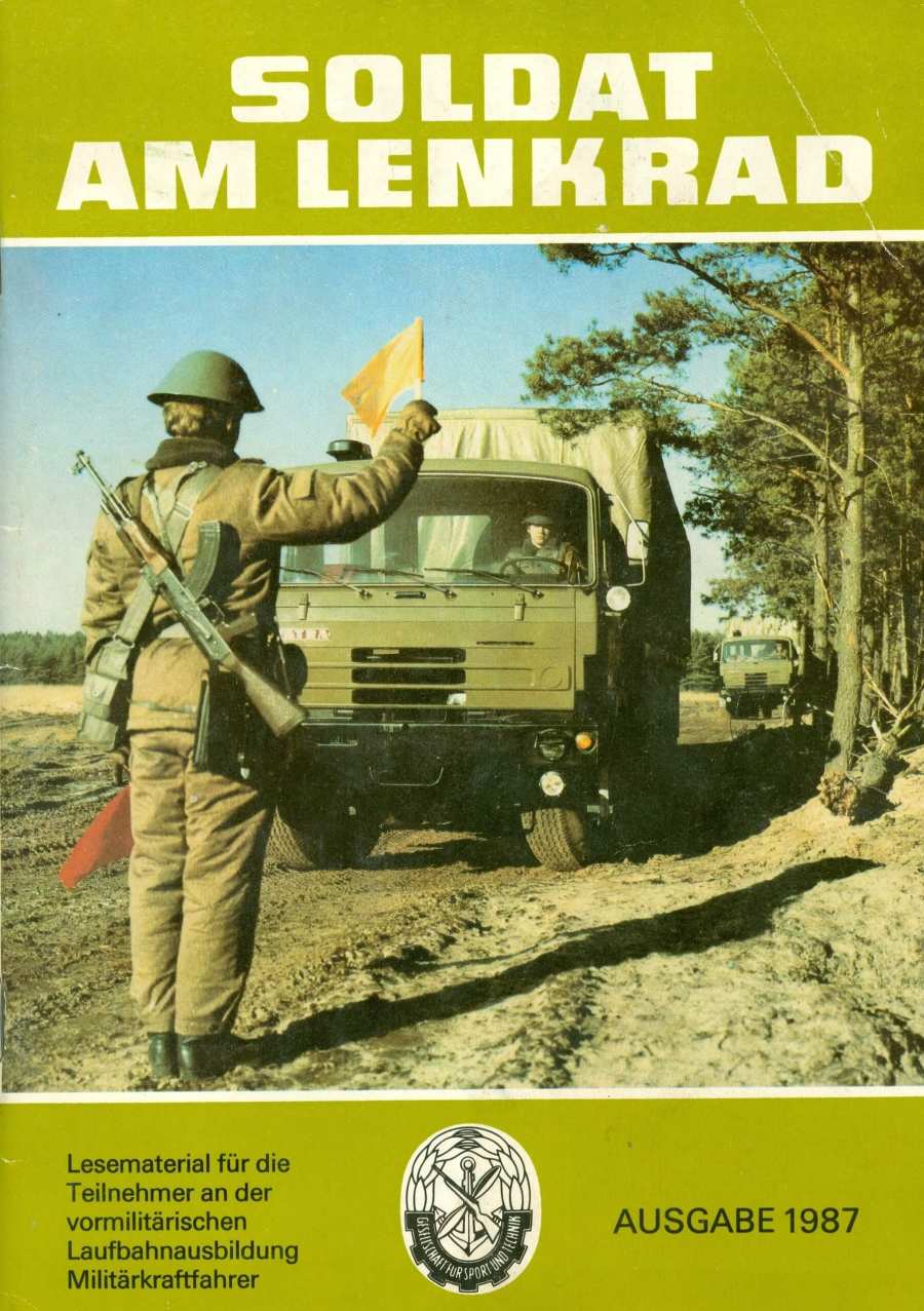 Brochure »Soldier at the wheel« 1987 edition