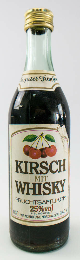 Flasche &amp;quot;Kirsch mit Whisky&amp;quot; | DDR Museum Berlin