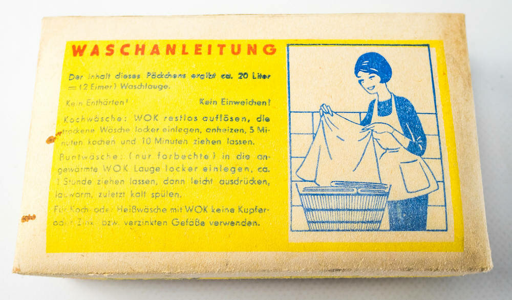 DDR Waschmittel  WOK   Schnellwaschmittel    Ostalgie 