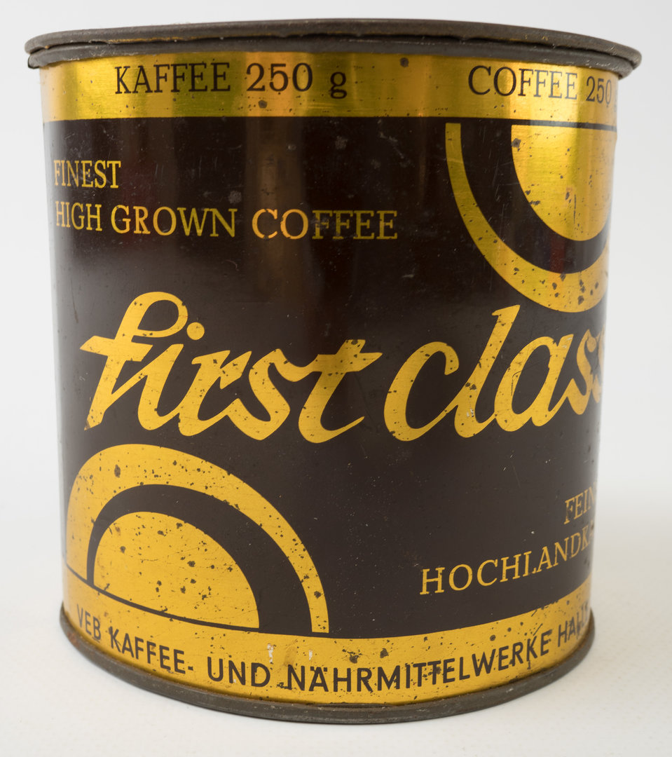 Dose first class Kaffee  DDR  Museum Berlin