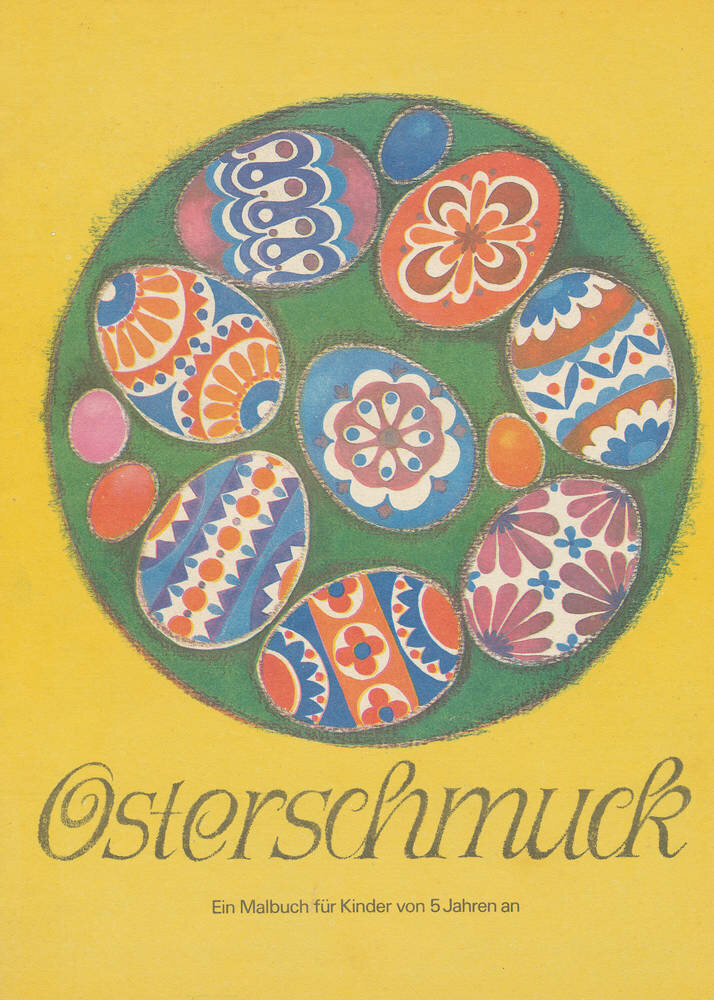 Verlag Osterschmuck Ostern Malbuch für Kinder DDR Planet
