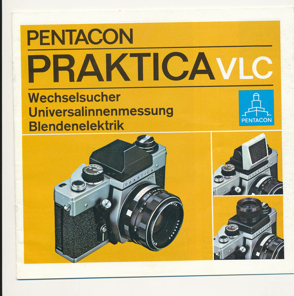 Pentacon Super Reparatur-Anleitung 1967 und 2 Schema 110 Seit. 